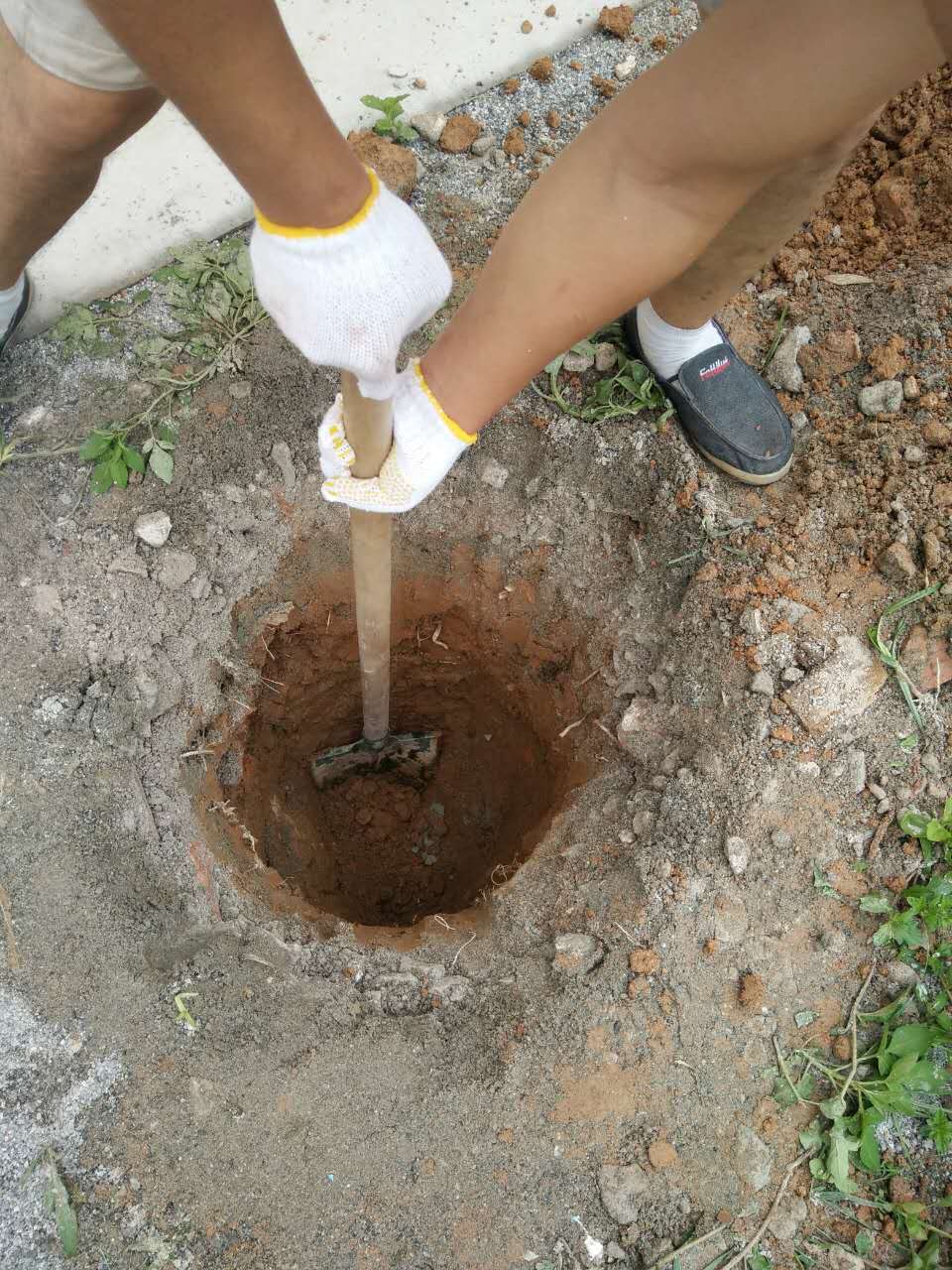 防靜電工程之1-挖坑